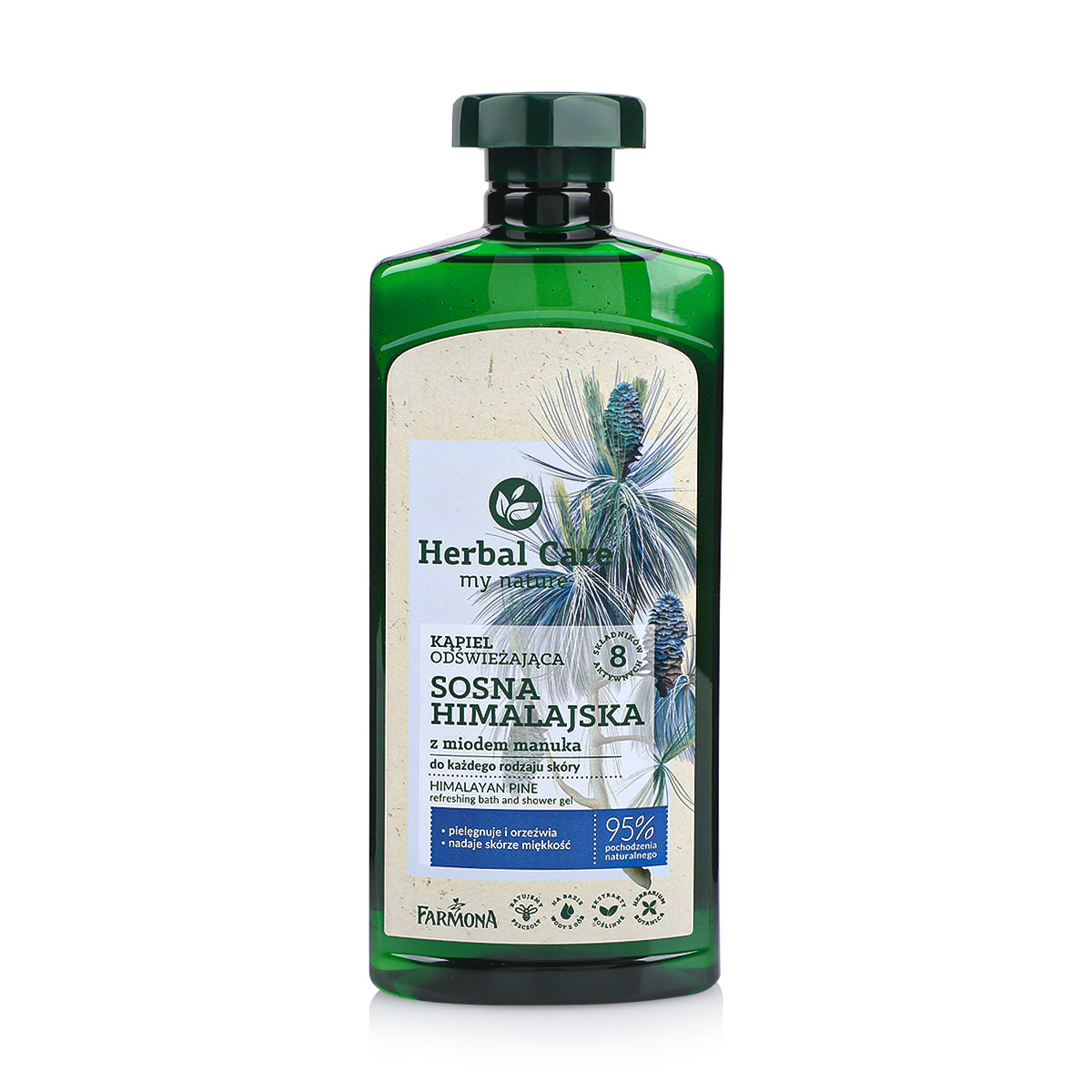 Herbal Care Himalayan Pin with Manuka honey Refreshing bath & shower gel 500ml