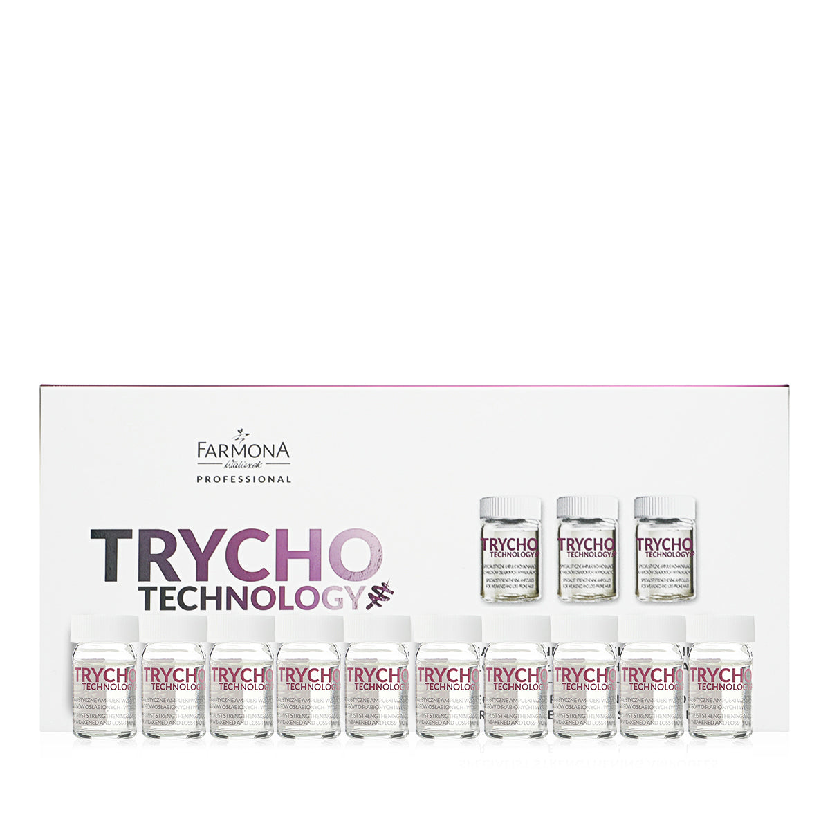 TRYCHO TECHNOLOGY Specialist Hair Strengthening Ampoules for weakened & loss-prone hair (10x5ml)